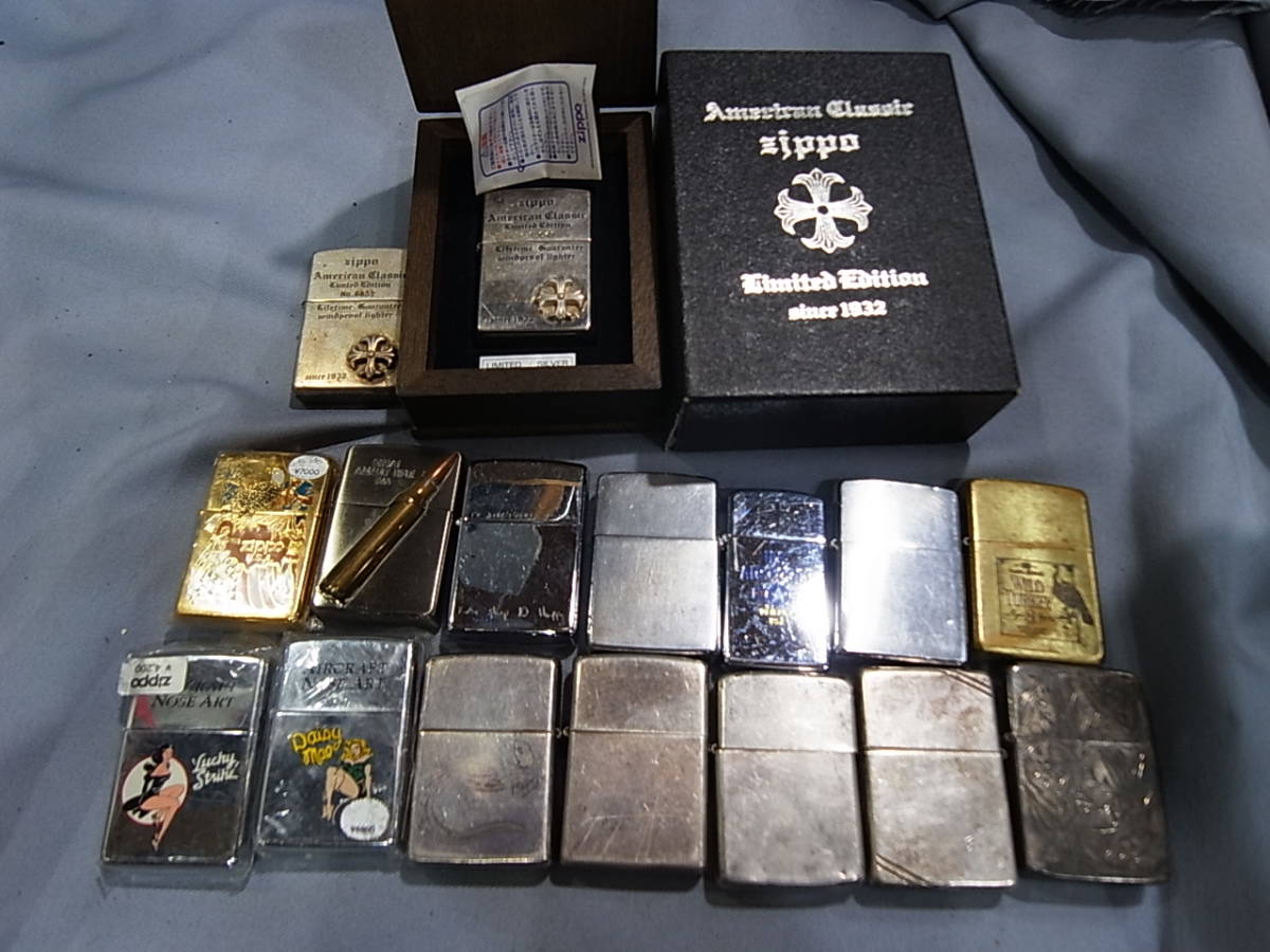 ZIPPO ジッポー16個（内スターリング4個・品名不明？1個） ZIPPO