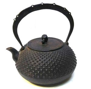 南部鉄瓶（南部鉄器） 熱し 斎峰 袋鉉