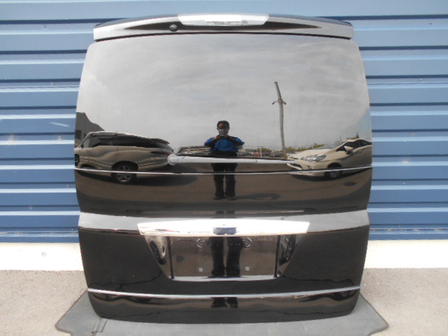 西濃 スムージング★日産 純正 バックドア リアゲート パネル★セレナ C/CC/25 後期 KH3 ブラック 黒色 熱線/ヒンジ/ワイパー付★K7616P