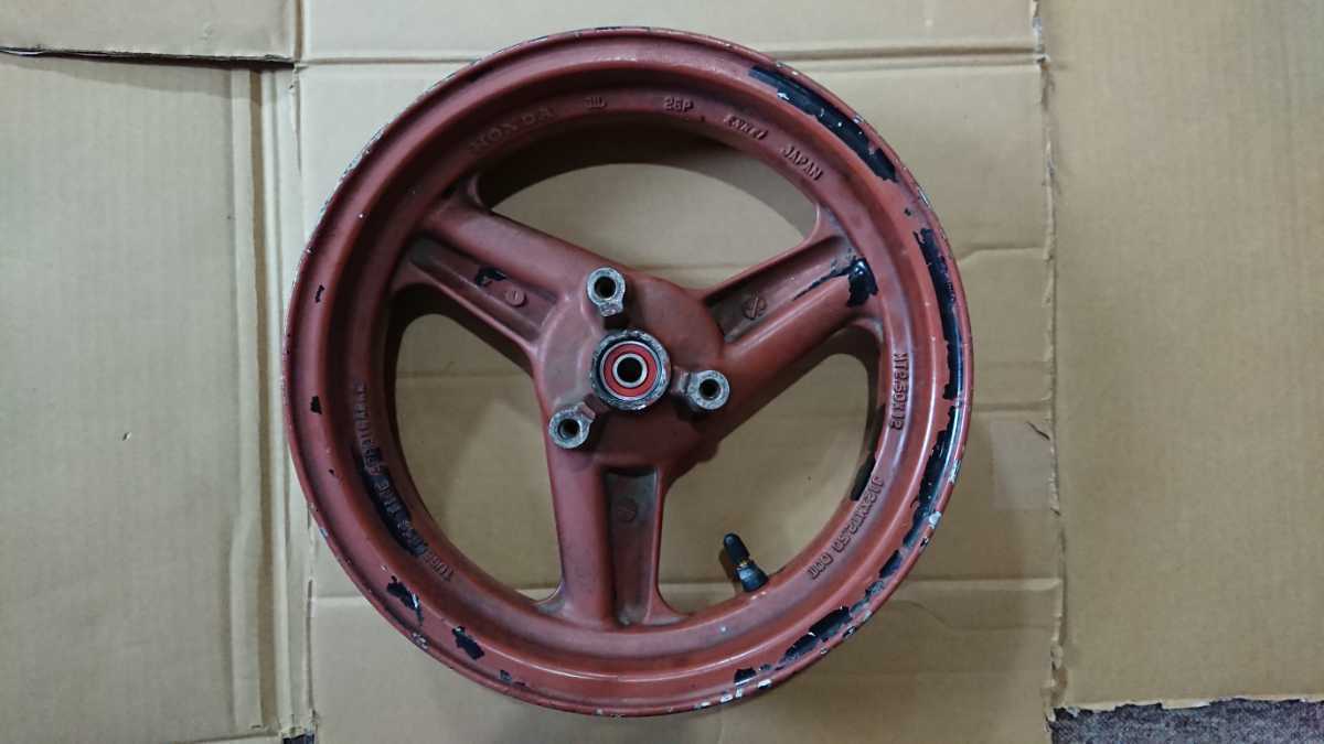 NSR-mini 50 80 NSF100 純正フロントホイール ☆NSRmini☆フロントホイール☆12インチ☆NSR50☆NSR80☆NSF100☆XR100
