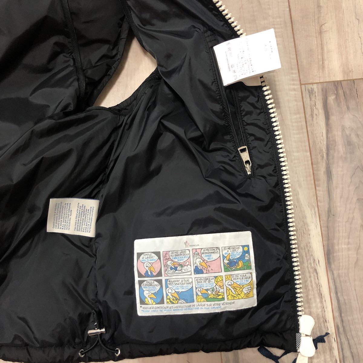 モンクレール☆MONCLER☆ARLES☆2WAYダウン☆ベスト☆フードロゴ 