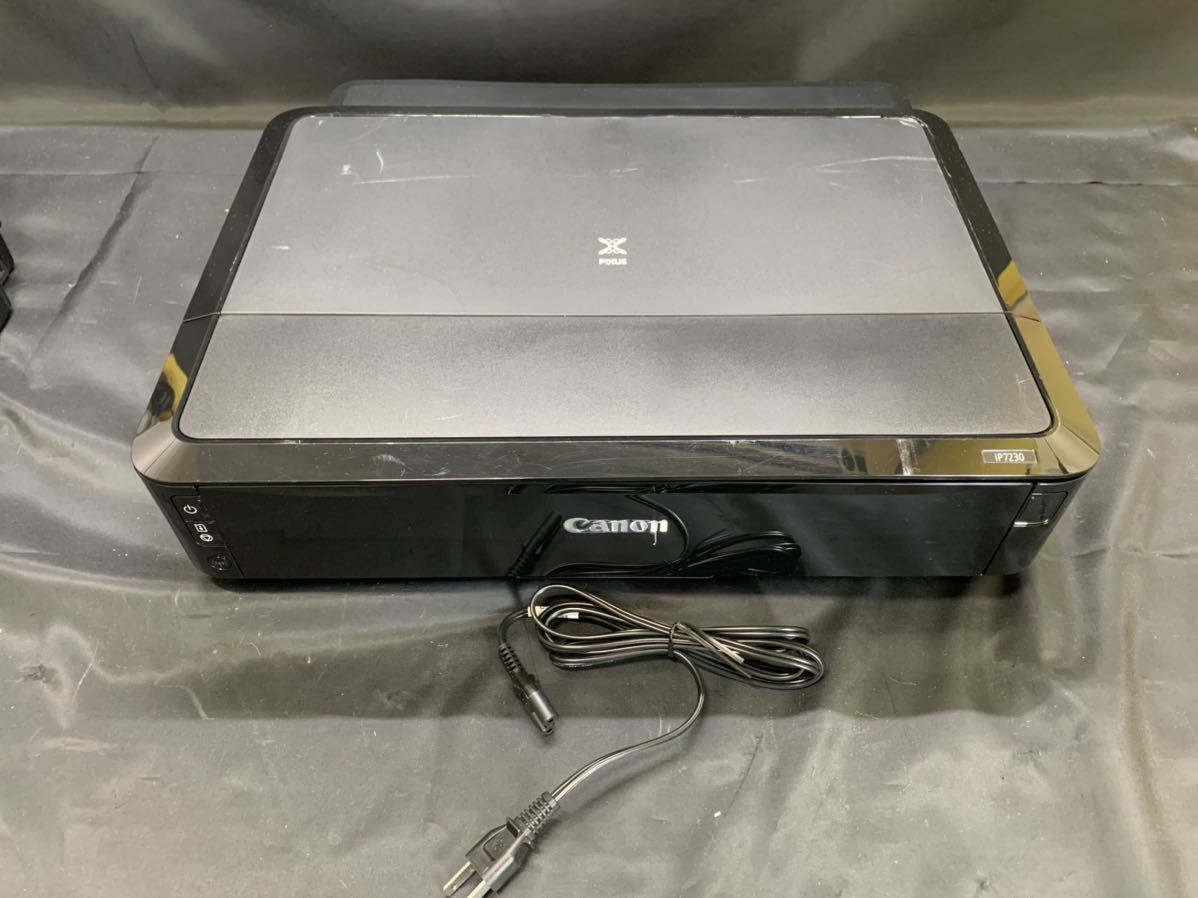 A6044)印刷OK PIXUS IP7230 キャノン Canon インクジェット複合機 プリンター ブラック / 中古品