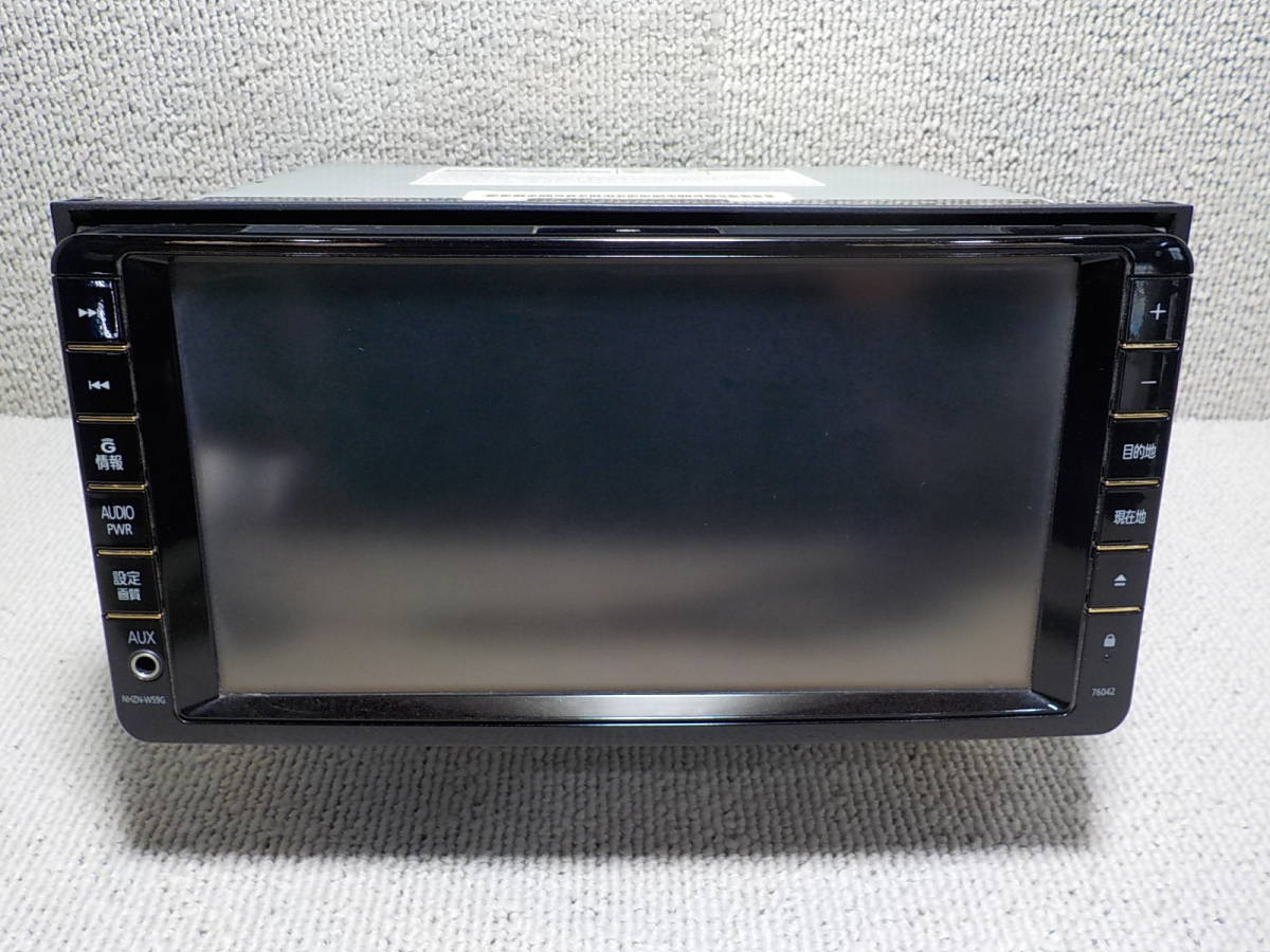 トヨタ純正 HDDナビ NHZN-W59G CD/DVD/SD/AUX/Bluetooth/フルセグ 地図