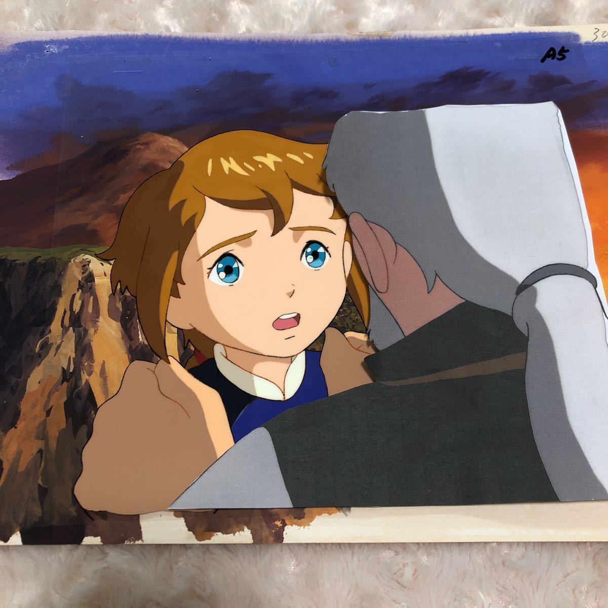 玄関先迄納品 なつかしの名作アニメ 家なき子 ｇ レミ 手描き背景つきセル画です 家なき子 Labelians Fr