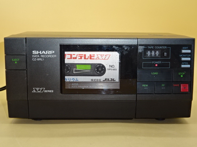 SHARP シャープ X1用データレコーダー CZ-8RL1 ジャンク 管理D-146 CZ