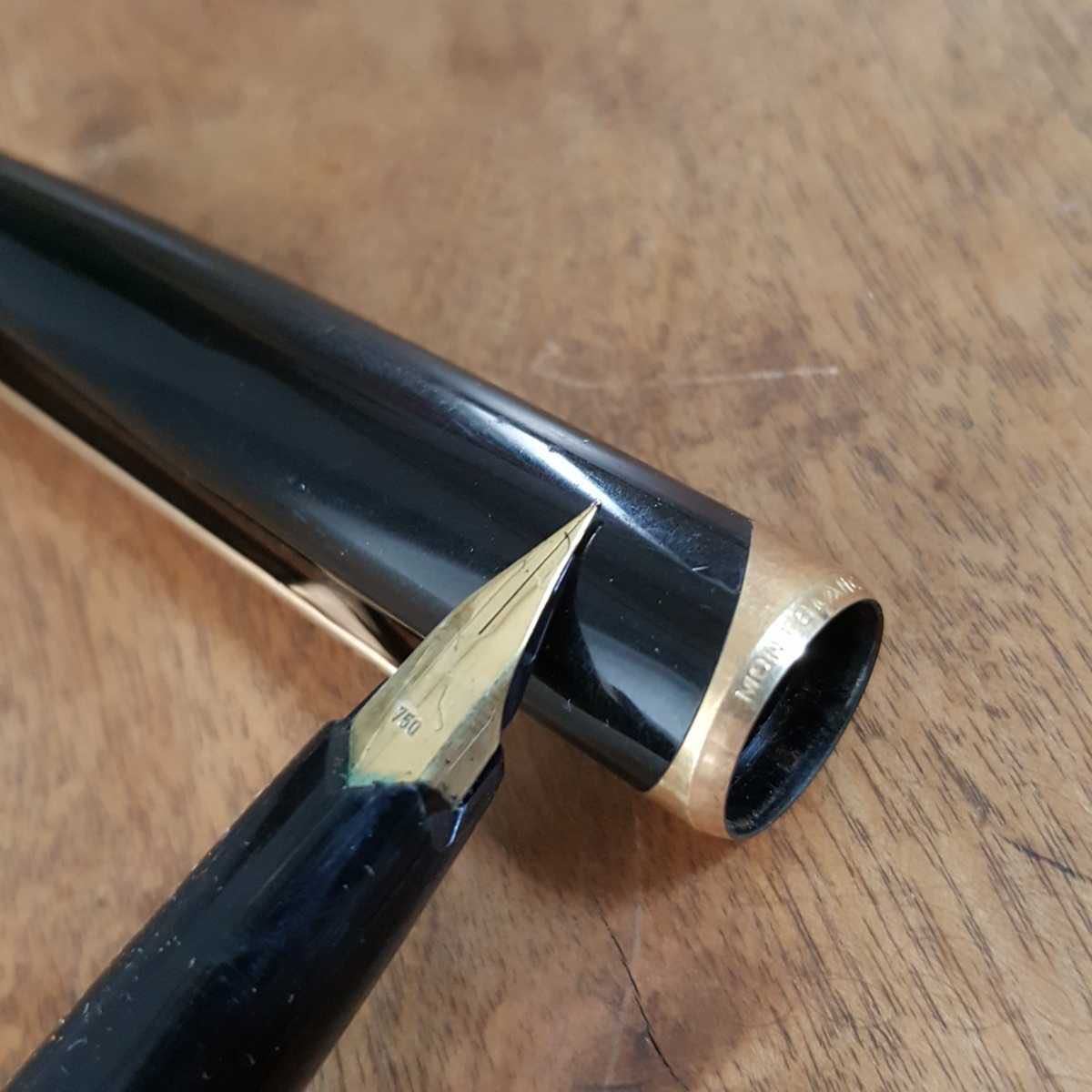 0 MONTBLANC Fountain Pen 18K （極細字） 70s - 121 モンブラン
