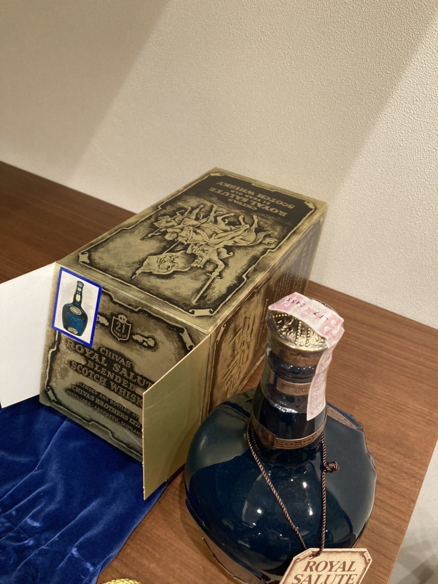 古酒 ROYAL SALUTE ロイヤルサルート 21年 ウイスキー 未開栓 ⑥