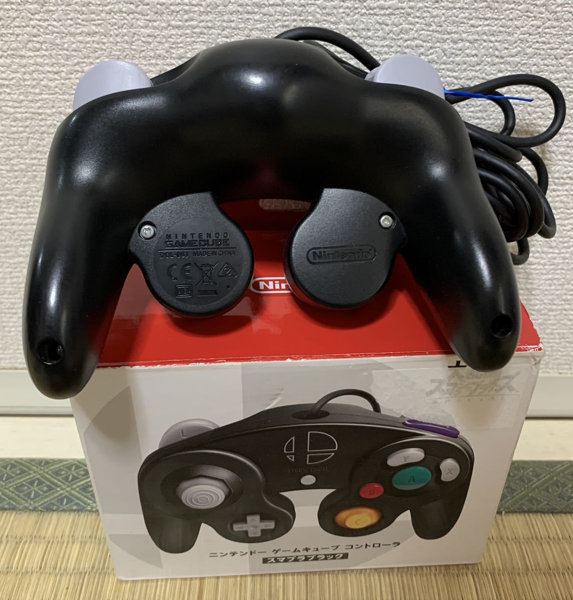 Nintendoゲームキューブコントローラ スマブラブラック 4個セット