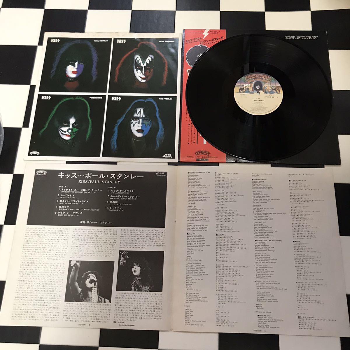 ⁄ KISS PAUL STANLEY Paul LP ポール・スタンレー レコード キッス