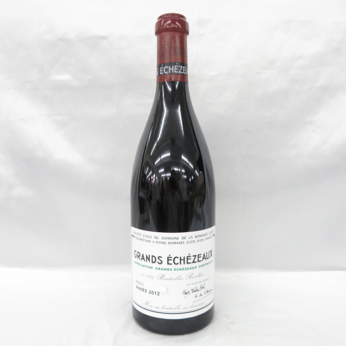【未開栓】DRC ドメーヌ・ド・ラ・ロマネコンティ グランエシェゾー 2012 ファインズ 赤 ワイン 750ml 13% 10821490