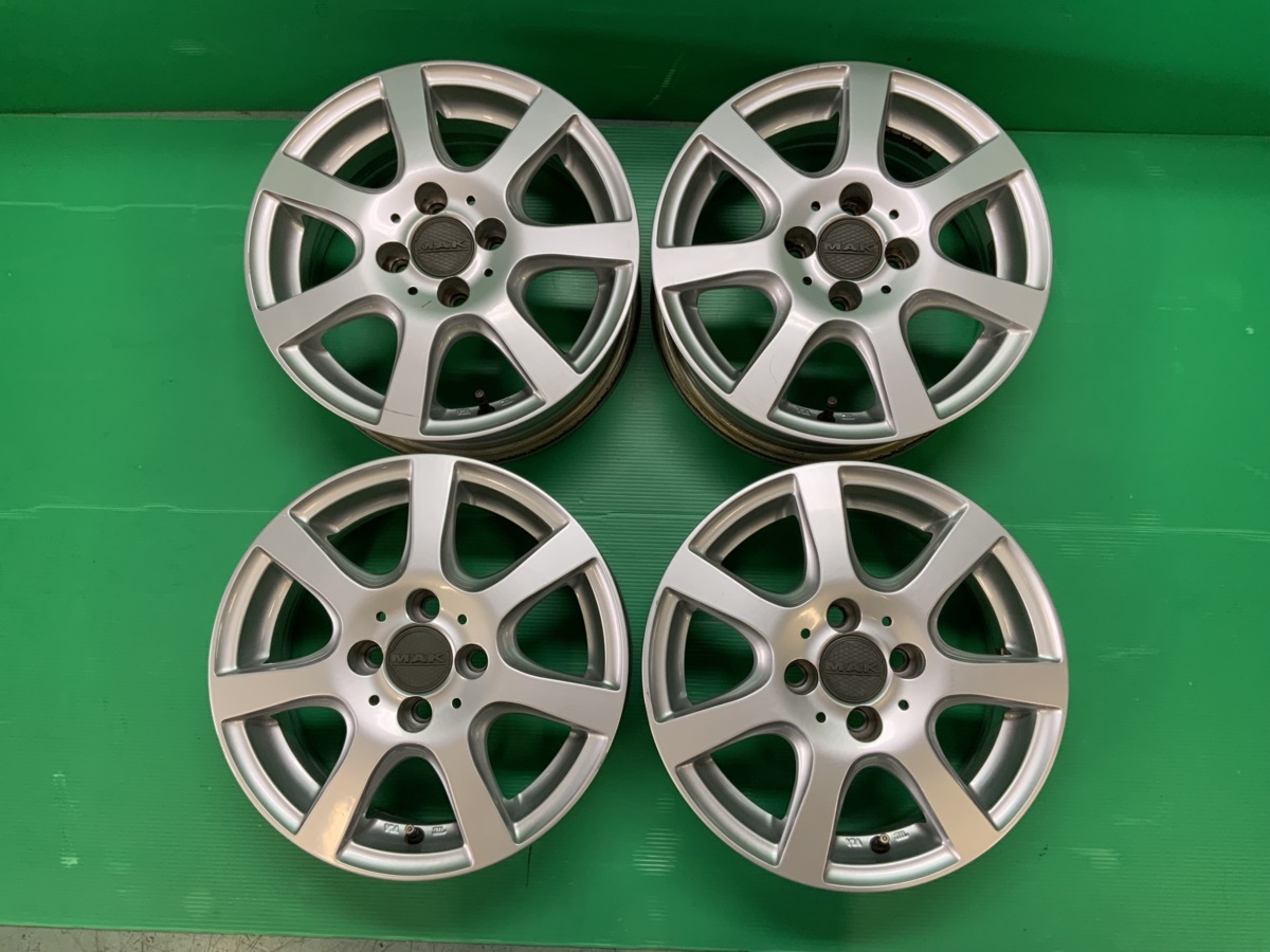 MAK 14×5.5J +35 アルミホイール 4本 PCD98 4H フィアット 500 31094 MAK 14×5.5J +35 アルミホイール 4本 PCD98 4H フィアット 500 31094