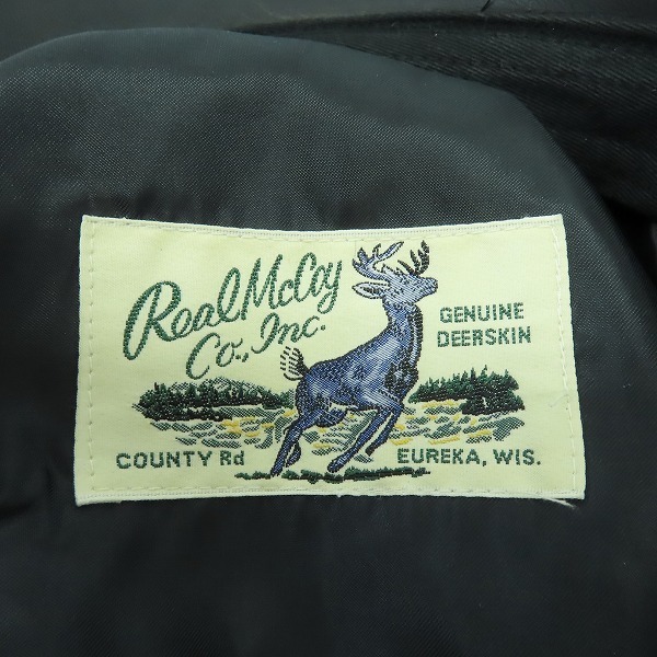 mccoy sportswear/マッコイ・スポーツウエア ディアスキン レザー