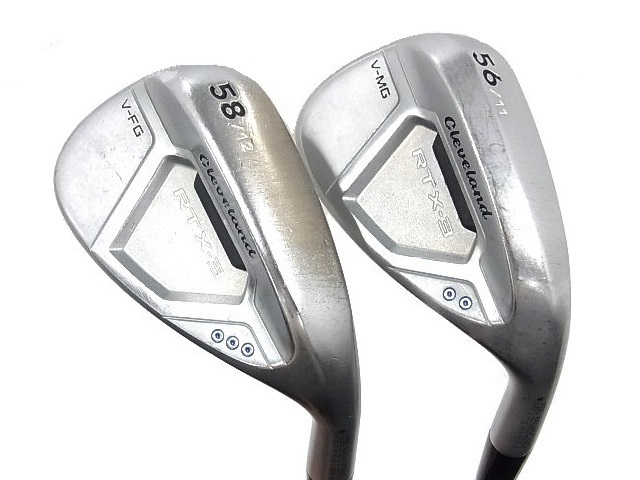 ■クリーブランド■Cleveland RTX-3 キャビティバック ツアーサテン 2本セット■56/58■S■NS PRO MODUS3 TOUR120■中古■1円～