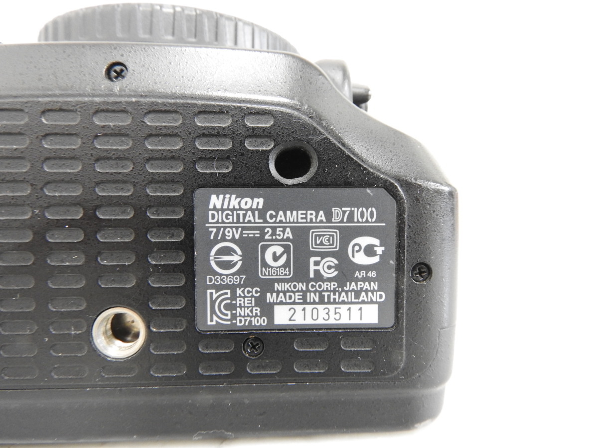 Nikon ニコン D7100 ボディのみ デジタル一眼レフカメラ 箱入り ☆中古 