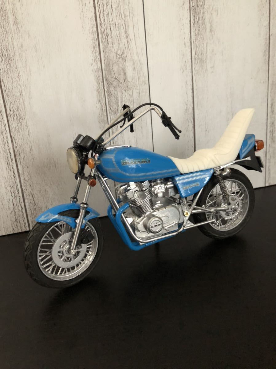 アオシマ 鈴木 GS400E 当時 旧車 暴走 俺 スズキ BEET 模型