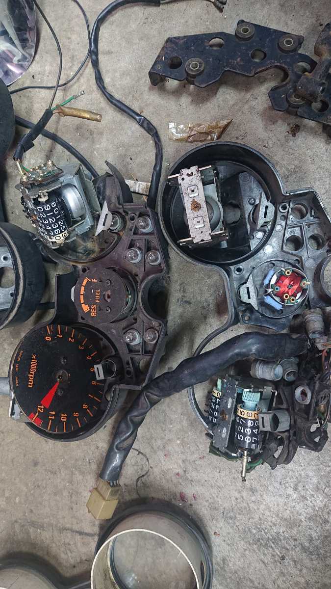 メーターカバー ホンダ 当時物 部品取り CBX400F ジャンクメーター