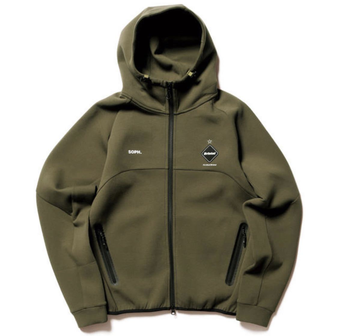 FCRB VENTILATION HOODED & HEM SWEAT TRAINING PANT L KHAKI スエット