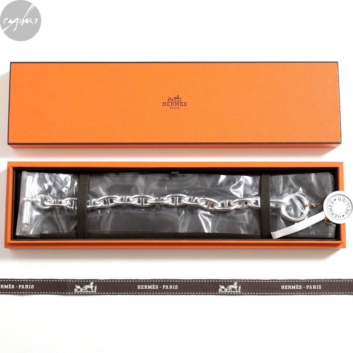 お得，2025 GM14 21AW HERMES Chaine d'Ancre シルバー ブレスレット エルメス 購入 正規品 シェーヌダンクル GM 14コマ 925(ブレスレット、バングル)｜売買されたオークション情報、yahooの商品情報をアーカイ ブレスレット、バングル