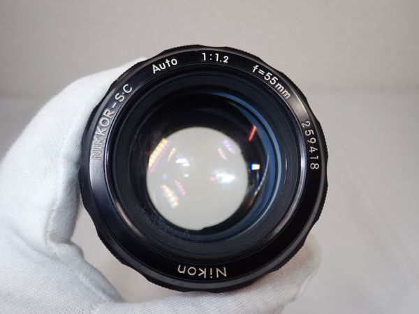 光学良品】Nikkor-SC auto 55mm f1.2非Ai Nikon 55mm f1.2 Nikkor-S