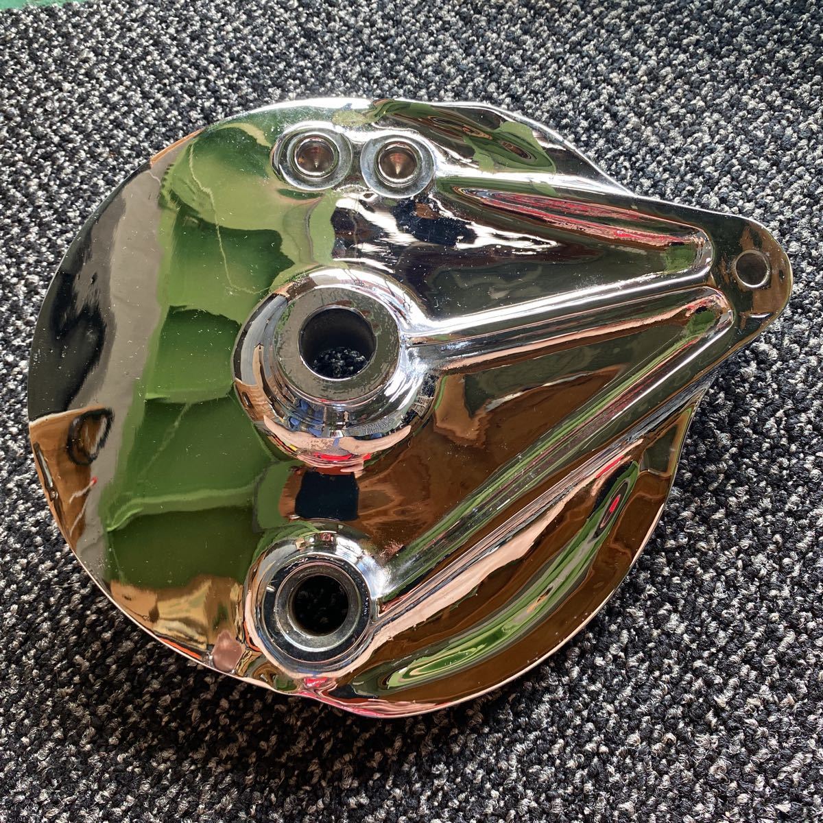 HONDA CB7５0 FOUR リアブレーキパネル　再クロムメッキ品　当時物 