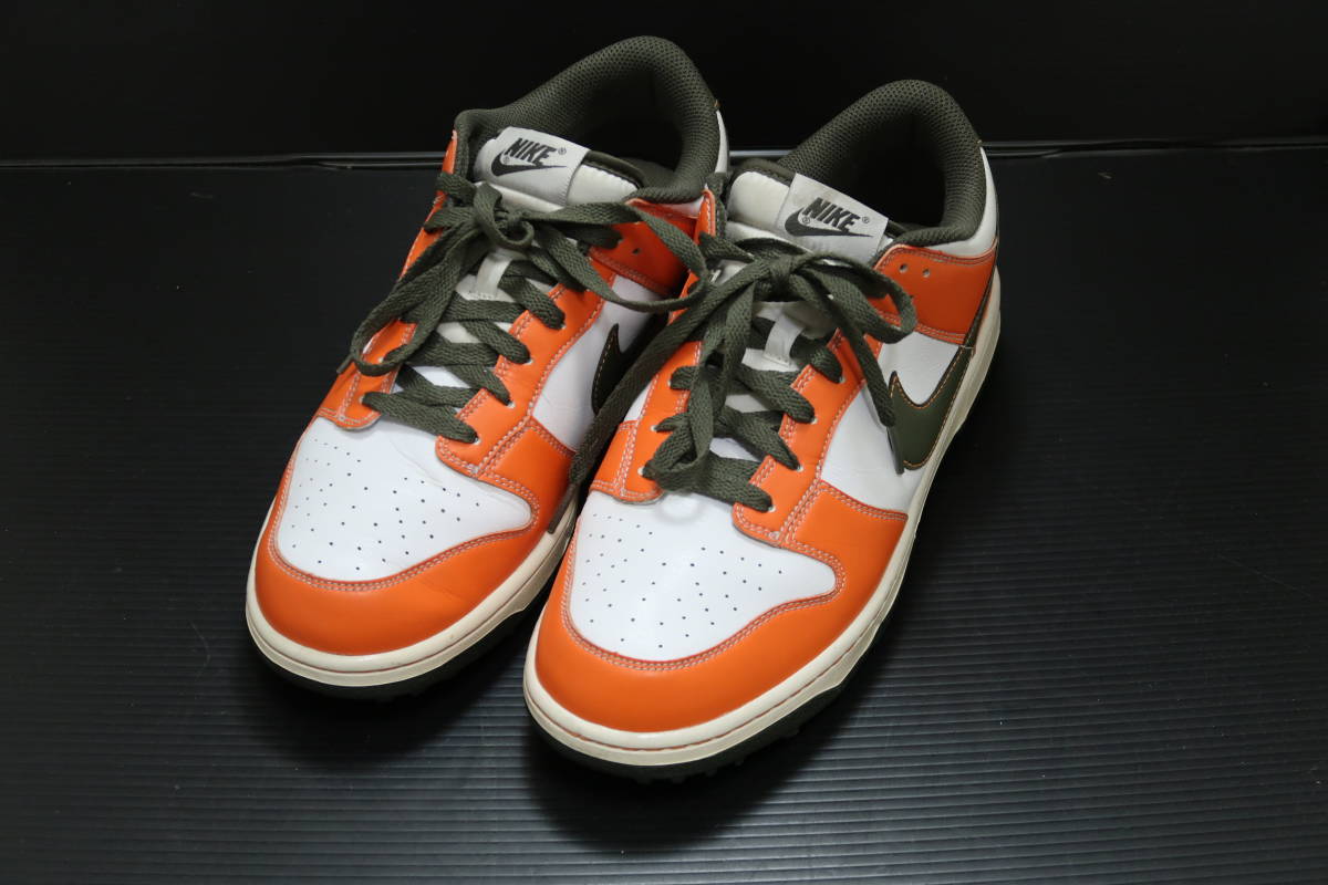 限定セール，低価 ナイキ ゴルフ ダンク ロー NIKE GOLF DUNK NG ホワイト カーキ オレンジ 27.5CM US9.5W DUNK SB(27.5cm)｜売買されたオークション情報、yahooの商品情報をアーカイブ公開 - オークファン 27.5cm