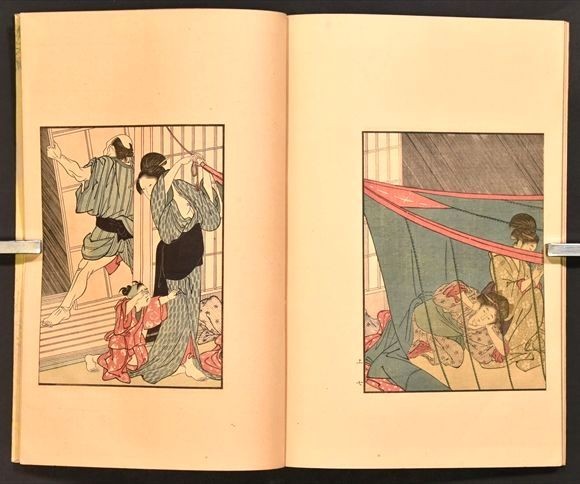 復刻版浮世絵 木版画 徳力版画 喜多川歌麿・きたがわうたまろ（1753