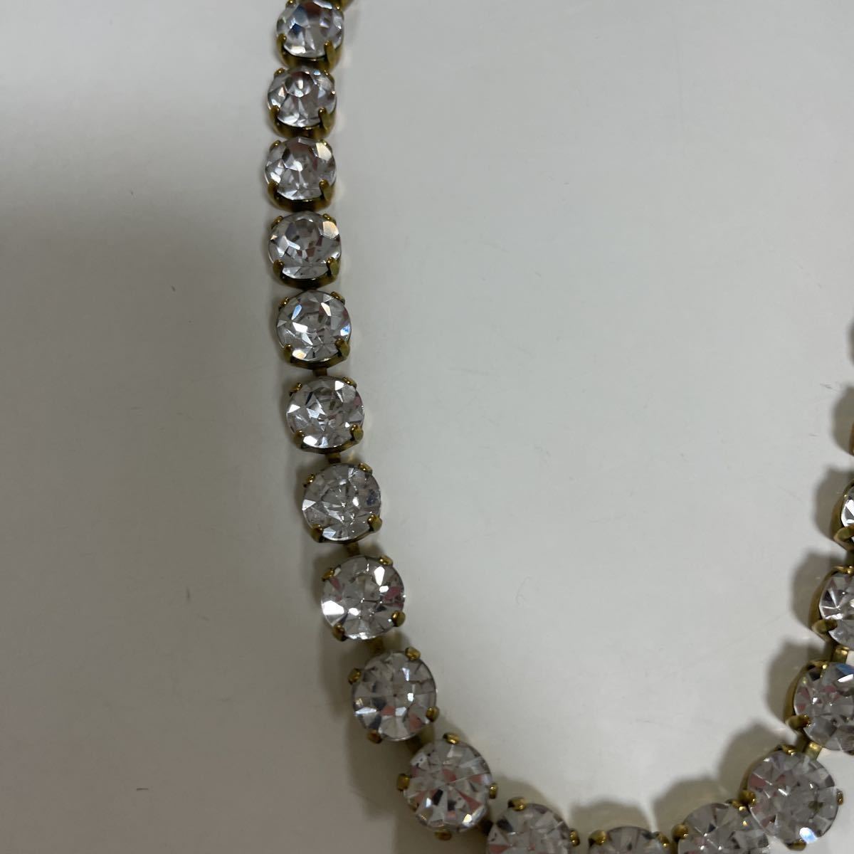 ネックレス シャネル CHANEL ラインストーン ヴィンテージ ココマーク