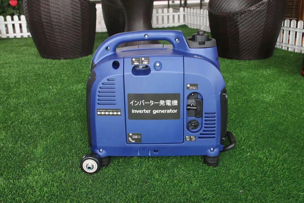 200Vインバーター発電機 ガソリン静音発電機 プラグの出力電流範囲15-30A Diy工具など用