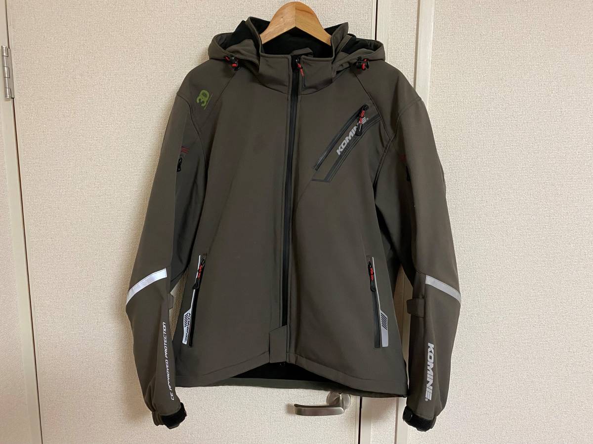 ◇◇◇ Komine 秋冬ジャケット JK-579 3XL ディーオリーブ インナー付 