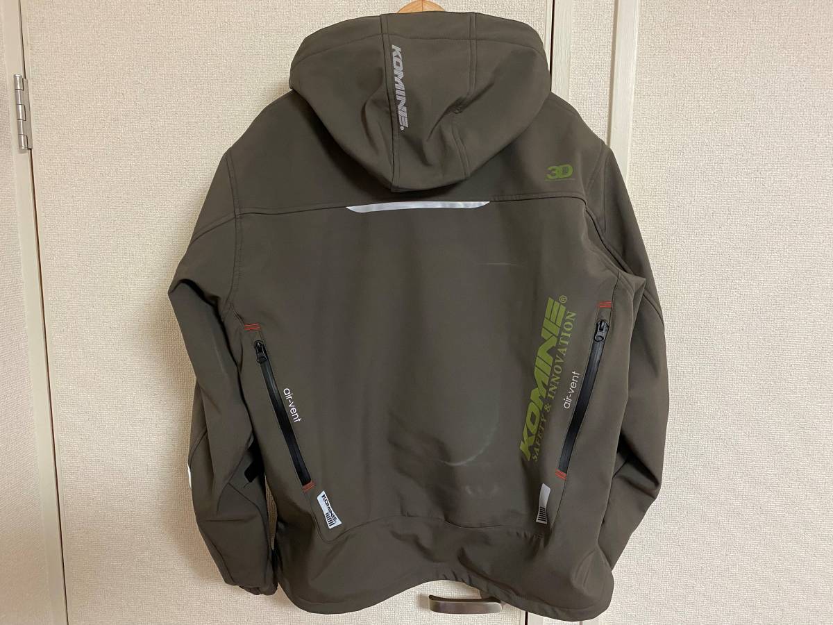 ◇◇◇ Komine 秋冬ジャケット JK-579 3XL ディーオリーブ インナー付 