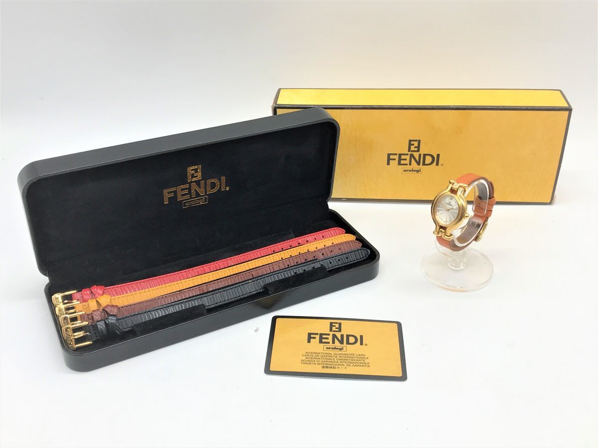 フェンディ FENDI チェンジベルト 640L レディース 腕時計 4色 超美品 