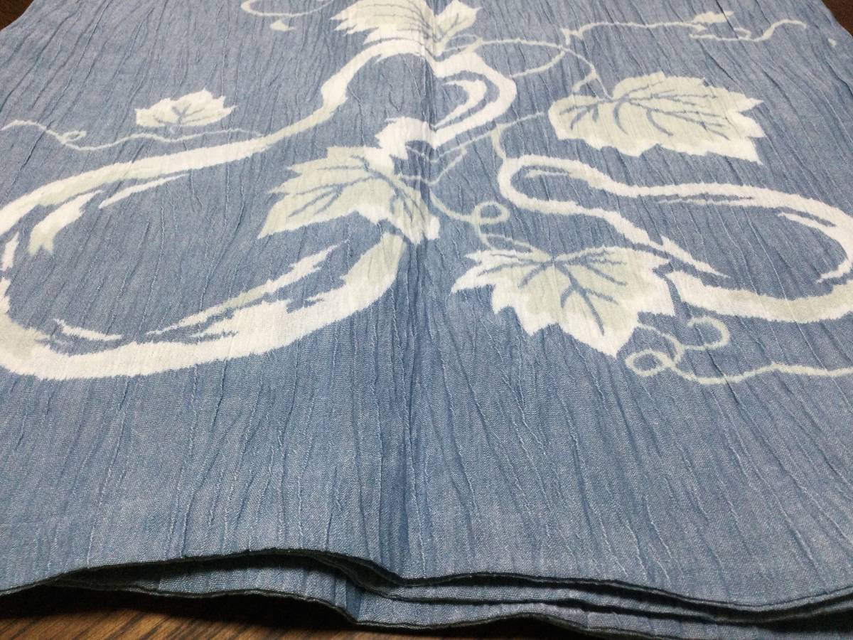 『送料無料』日本製、ちぢみ夏座布団カバー八反版５枚セット激安_1