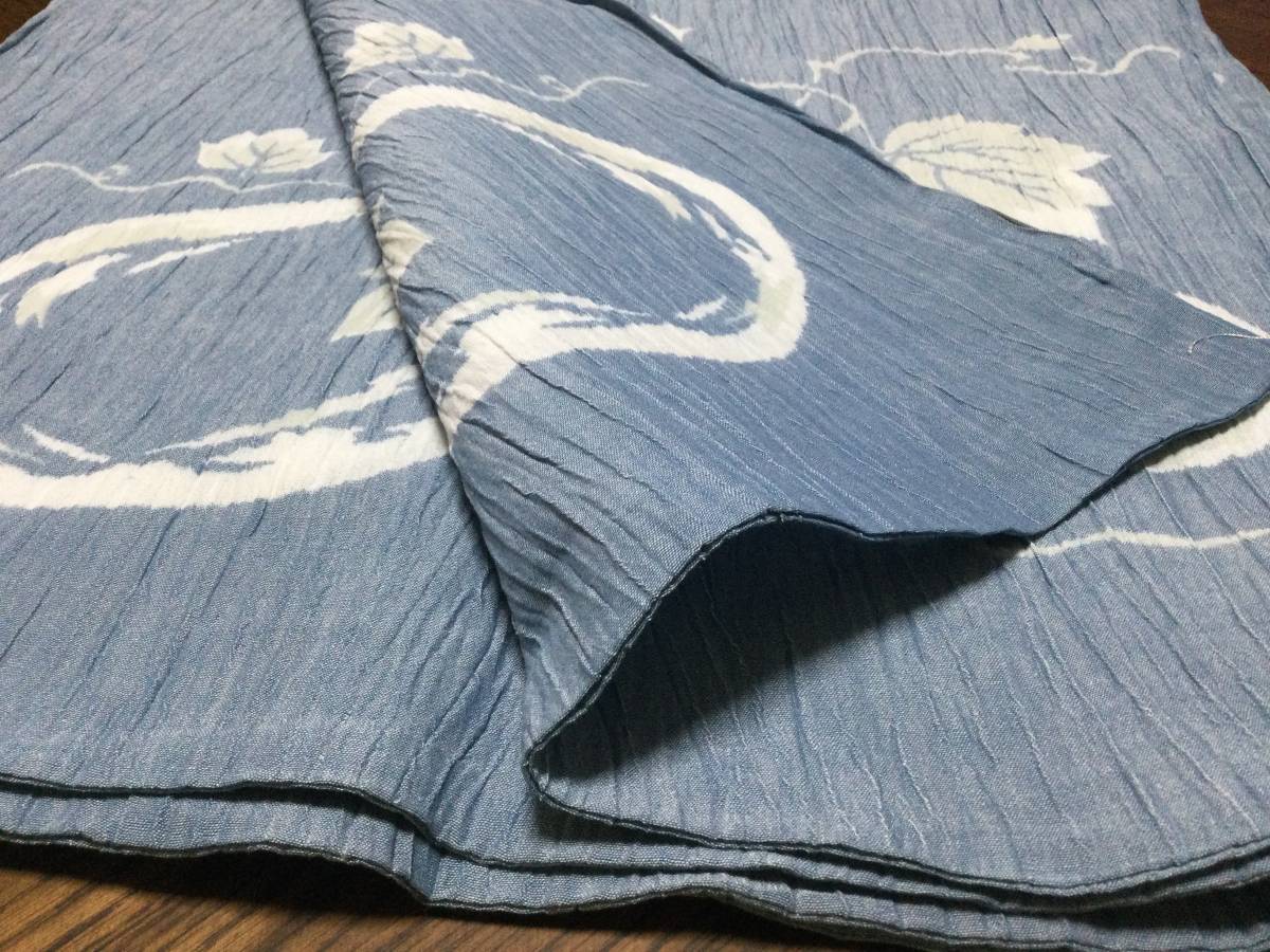 『送料無料』日本製、ちぢみ夏座布団カバー八反版５枚セット激安_2