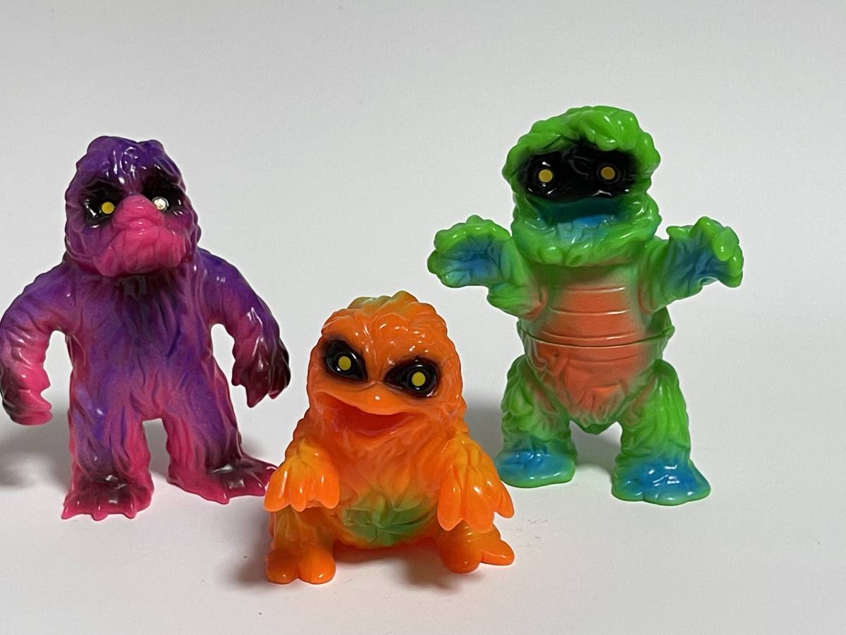 Gargamel Mini Hedoran Set of 3 ガーガメル ヘドラン3兄弟兵 3個