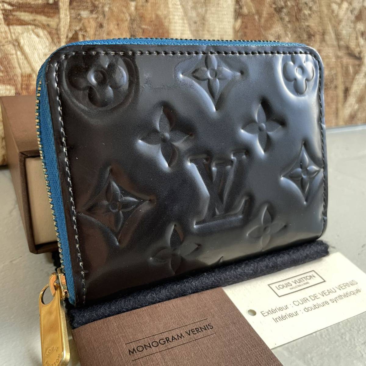 ■美品■1円■ルイヴィトン■LOUIS VUITTON■ヴェルニ■小銭入れ ■財布■ブラック■コイン■TS4180■カードケース ■男女 ■