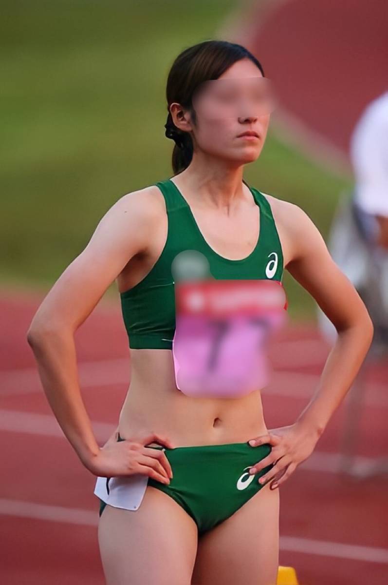 Size.L) 女子陸上部 部活引退 アシックス レーシングブルマ 日本製 