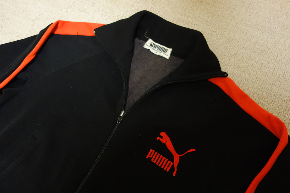 PUMA プーマ ジャージ 赤×水色 ビンテージ ヴィンテージ トラック 