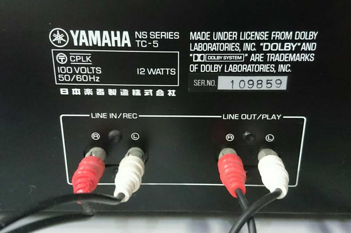 YAMAHA カセットデッキ TC-800GL 録再できましたが難あり ヤマハ