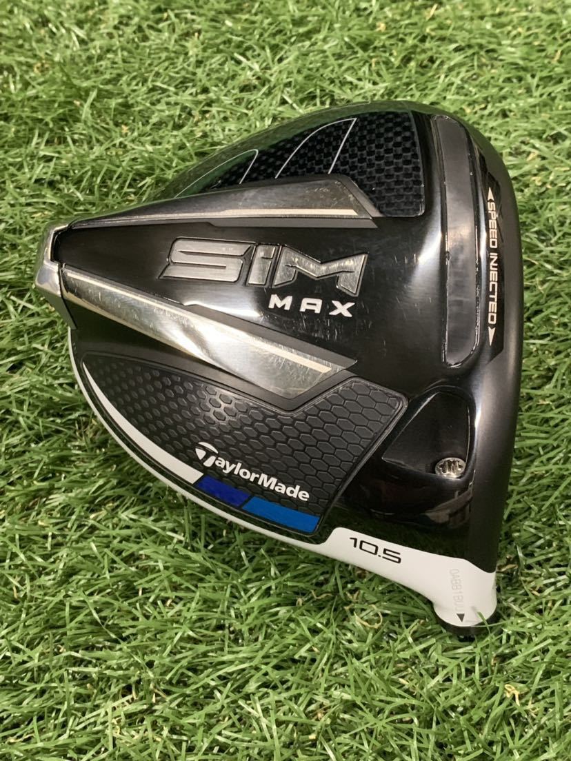 TaylorMade SIM MAX 10.5度ドライバー ヘッドカバー付き SIM MAX