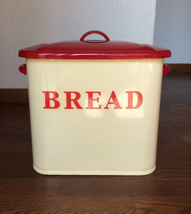 Tiara ホーロー 大型 BREAD缶 ブレッド缶 琺瑯 ホウロウ ティアラ