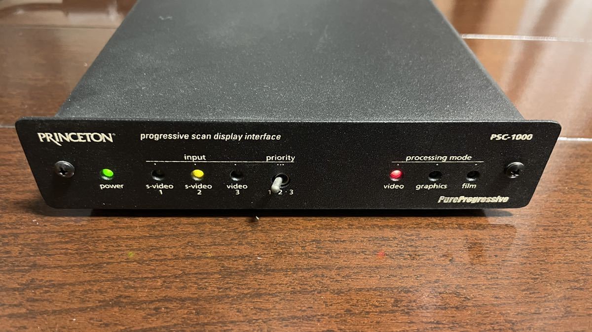 スキャンコンバーター（ラインダブラー）Princeton PSC-1000(映像機器 
