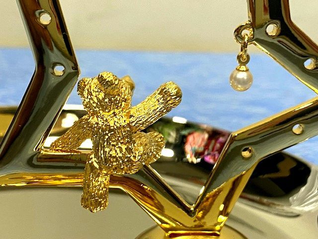 MIKIMOTO ミキモト 真珠 ジュエリートレイ パール トレイ くま 小物