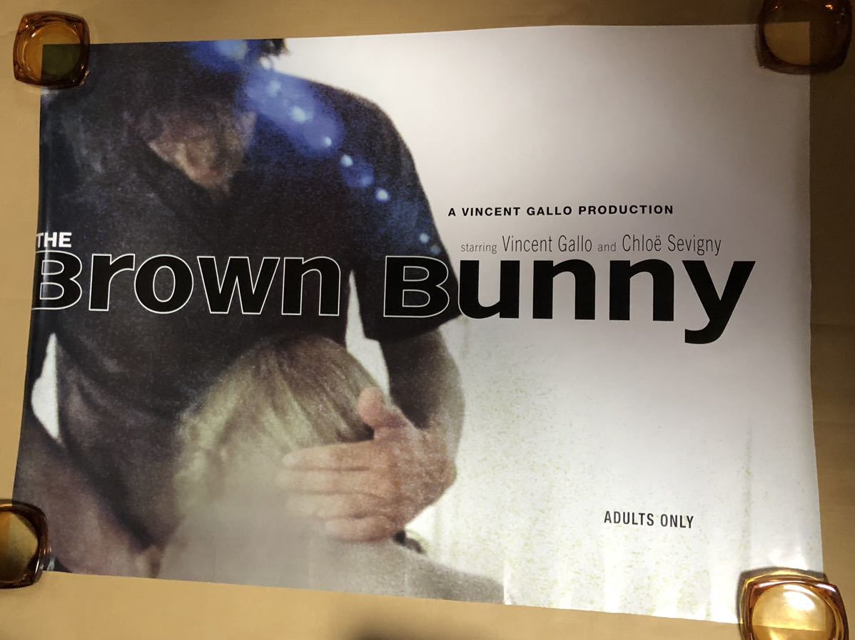 大サイズ 送料無料『ブラウン・バニー ヴィンセント・ギャロ ポスター