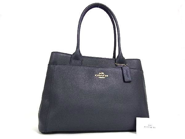 1円 □美品□ COACH コーチ F31474 レザー ゴールド金具 トートバッグ 