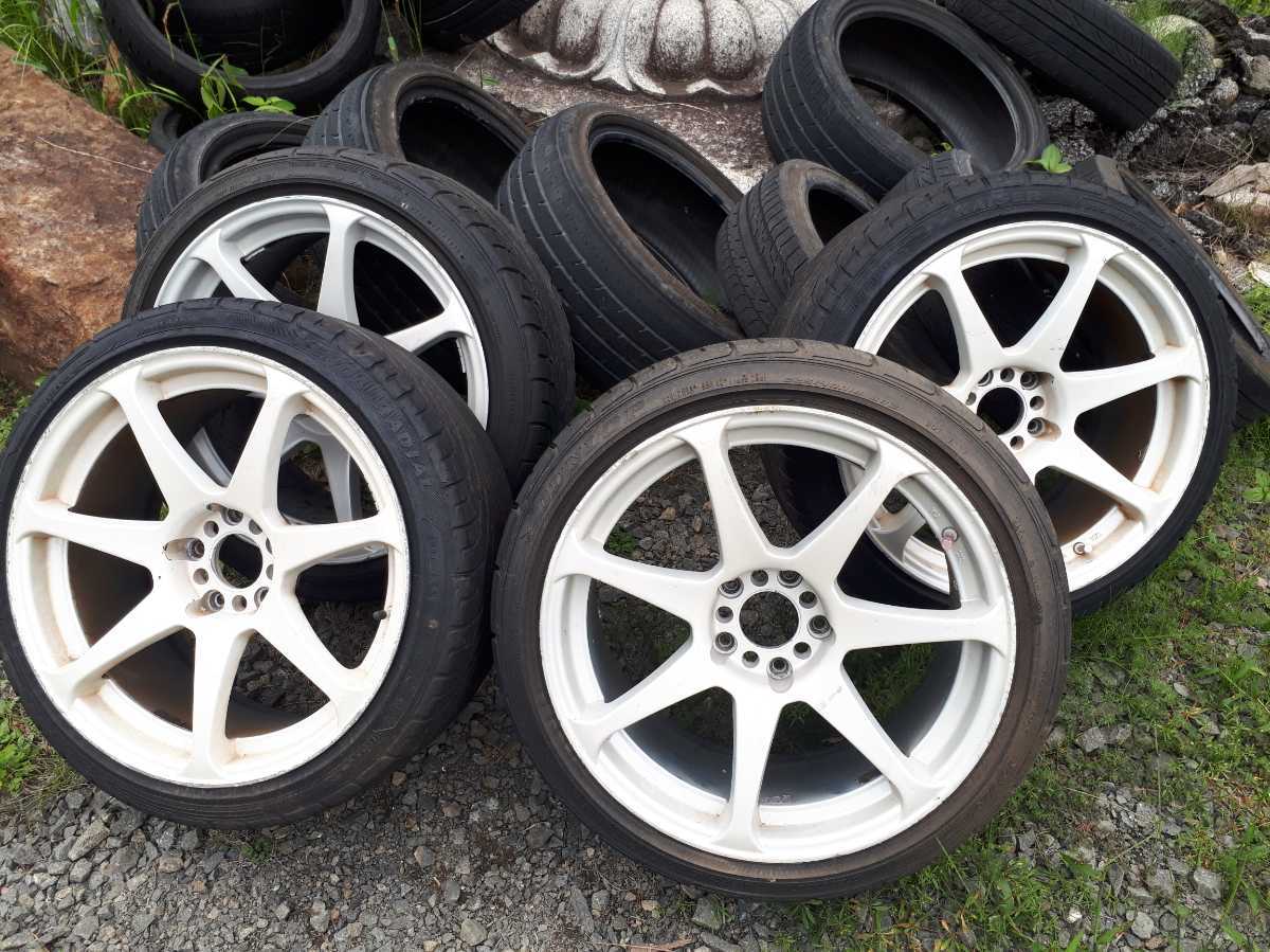 CST zero-1 hyper 18インチ 9.5j+15 4本 225/40R18付き