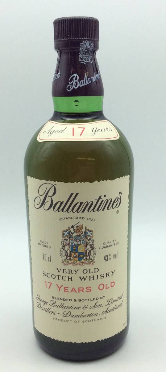 Ballantine’s 17年スコッチウイスキー　古酒、箱なし 未開栓 Ballantine's 17年スコッチウイスキー 古酒、箱なし 未開栓 17年