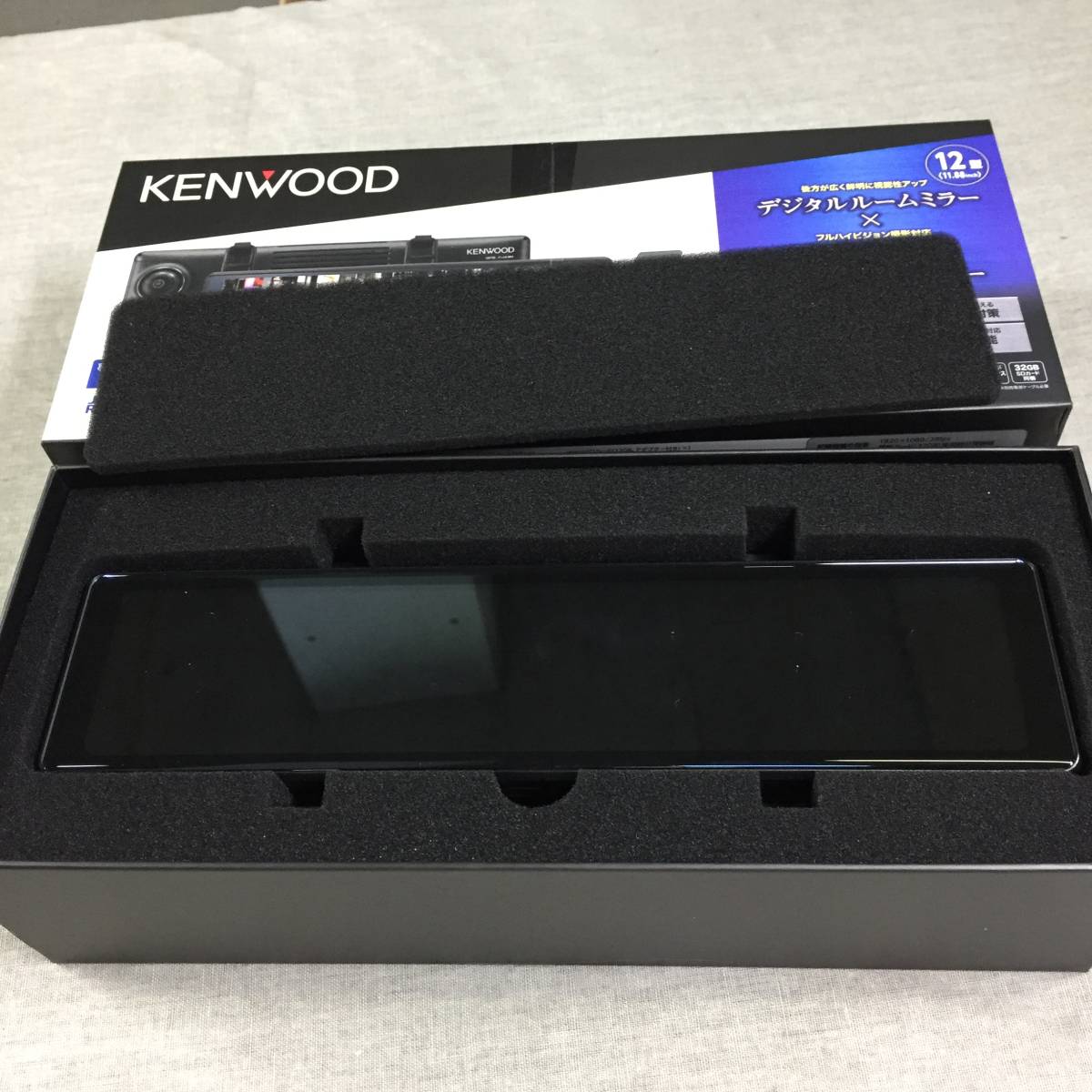 現状品 ジャンク品 KENWOOD(ケンウッド) ミラー型ドライブレコーダー