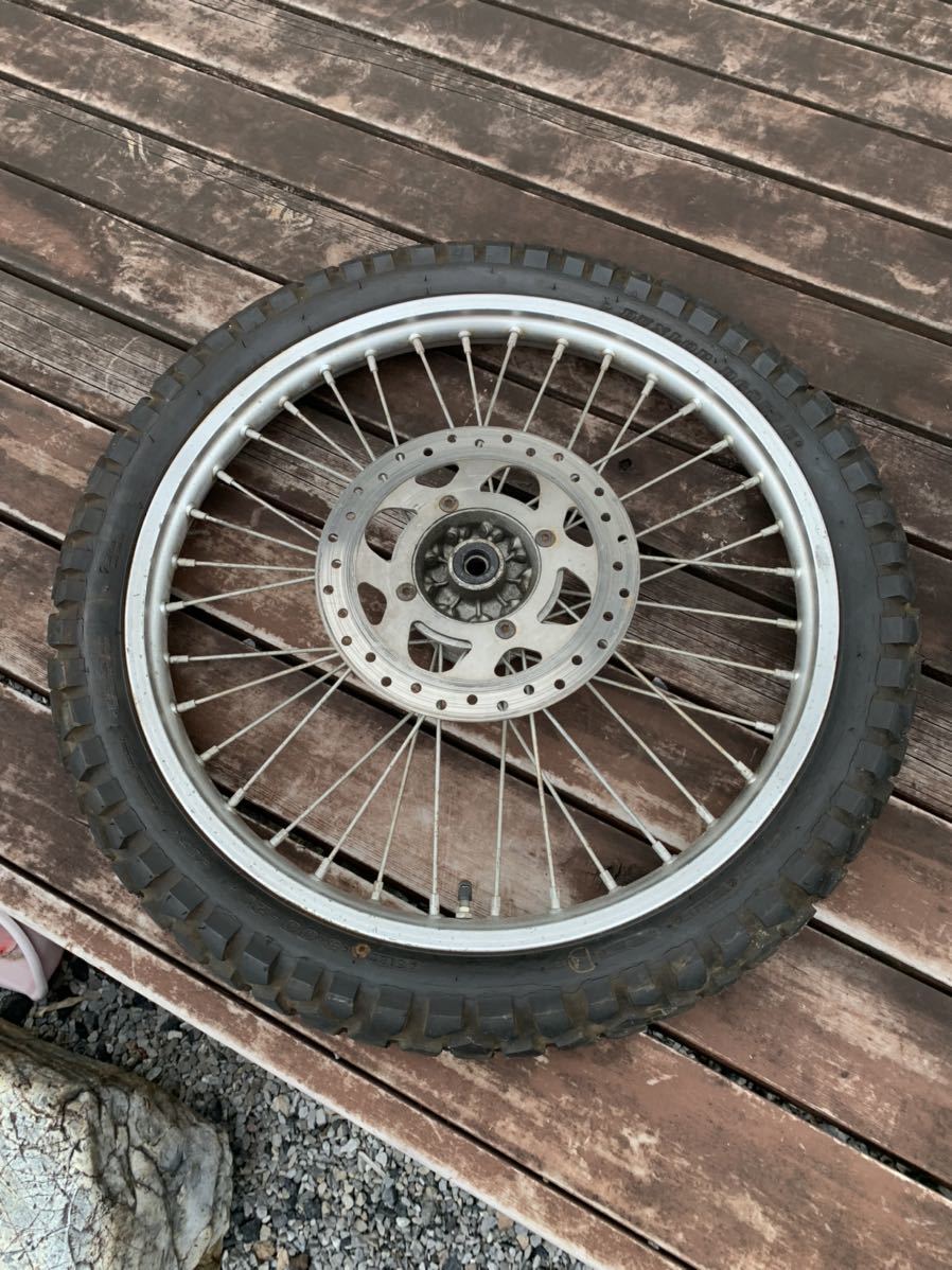 【A1】 KDX125SR 純正　フロントタイヤ KDX125SR フロント DX125A 中古バイクパーツ販売専門店アイラブ