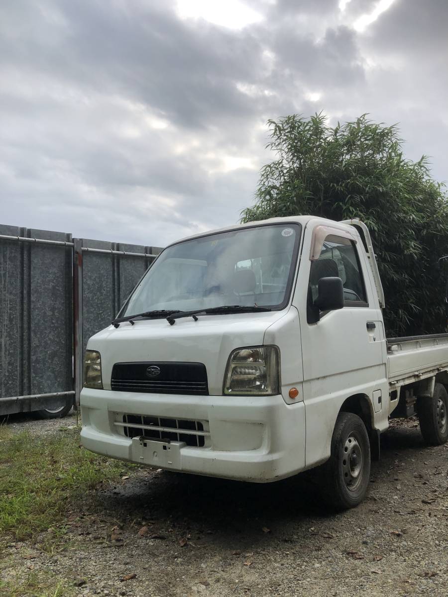 サンバートラック 4wd 5速 ジャンク車 部品取り車 サンバー トラック