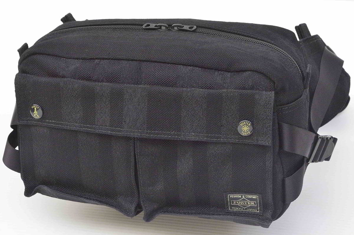 限定 50周年記念 PORTER ポーター・ウエストバック ポーチ　黒　新品同様